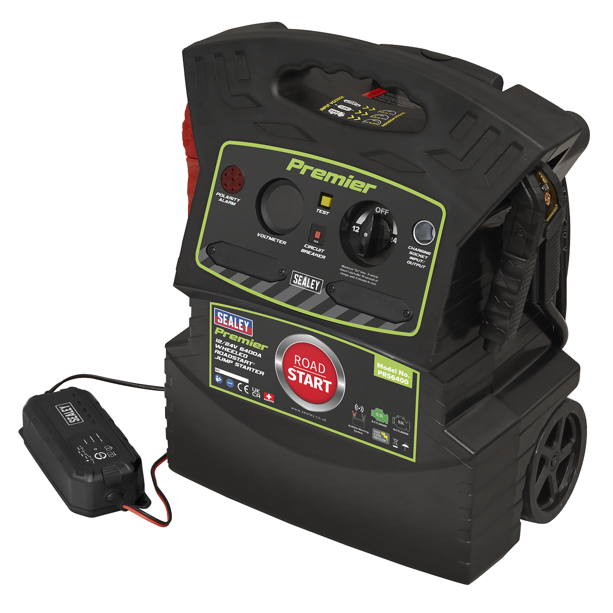 12/24V Wheeled Jump Starter 6400A PRS6400