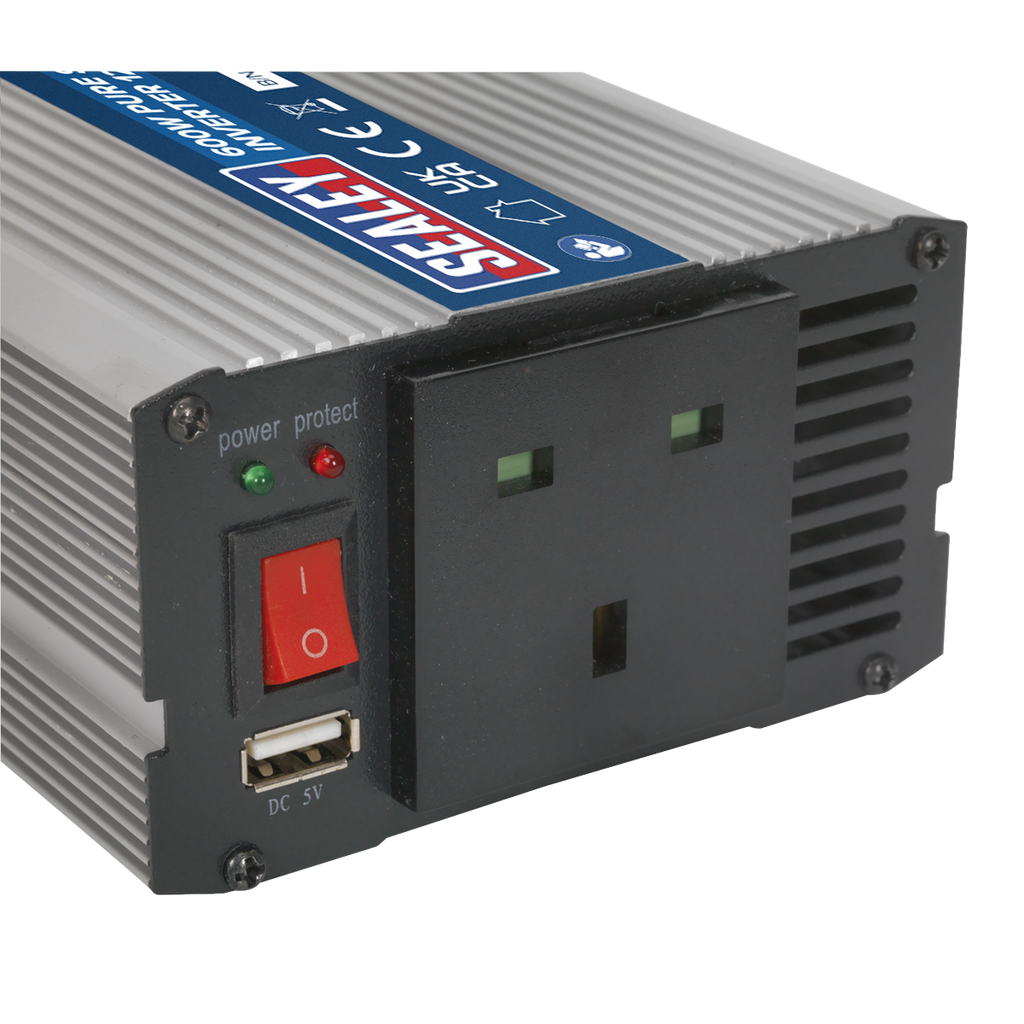 Pure Sine Wave Power Inverter 600W 12V PSI600