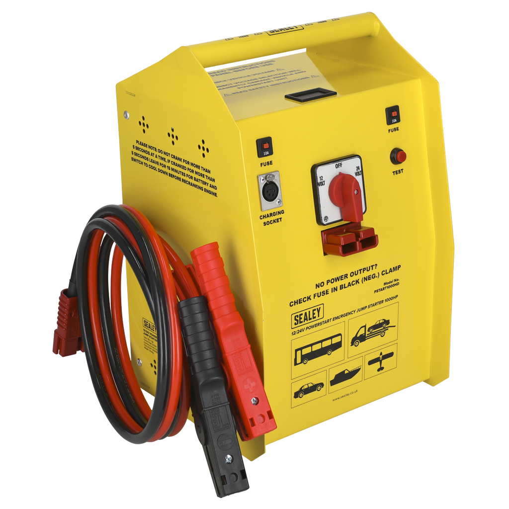12/24V Emergency Heavy-Duty Jump Starter 1000hp Start PSTART1000HD