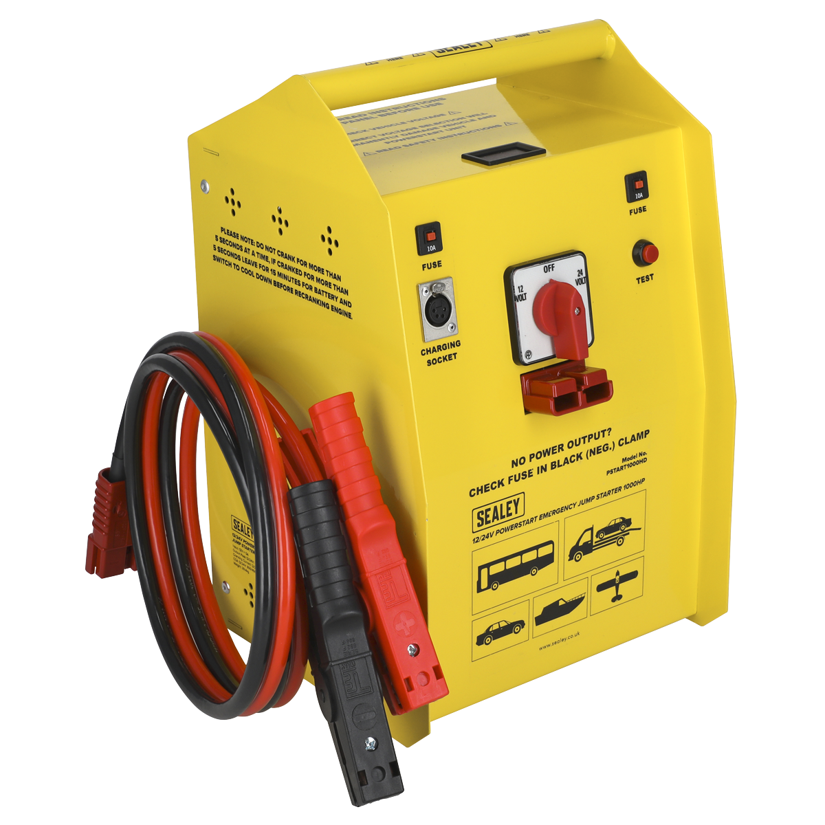 12/24V Emergency Heavy-Duty Jump Starter 1000hp Start PSTART1000HD