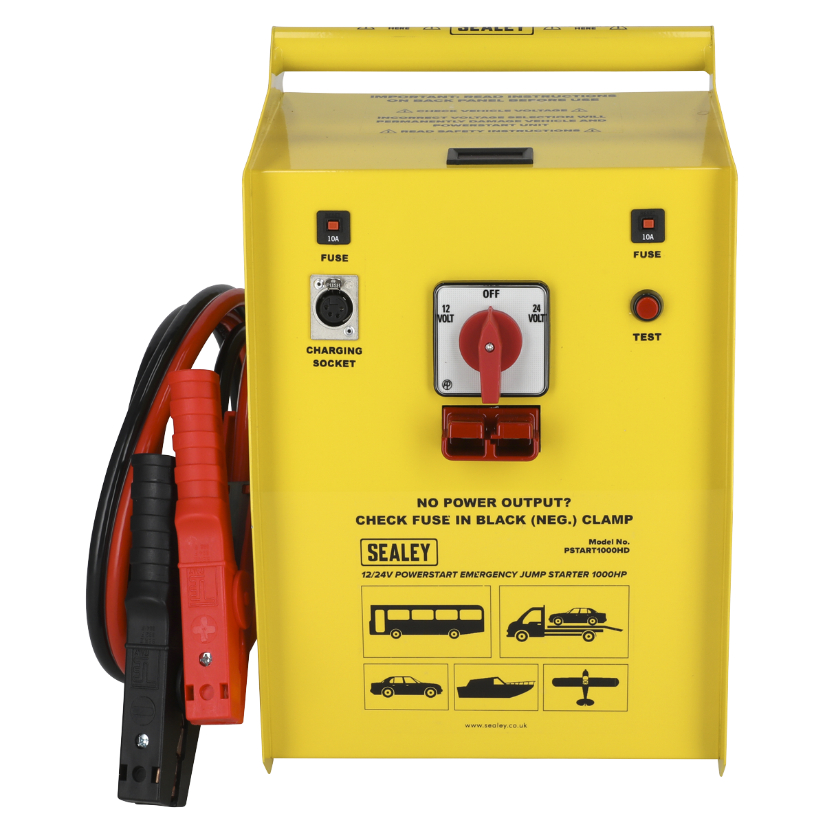12/24V Emergency Heavy-Duty Jump Starter 1000hp Start PSTART1000HD