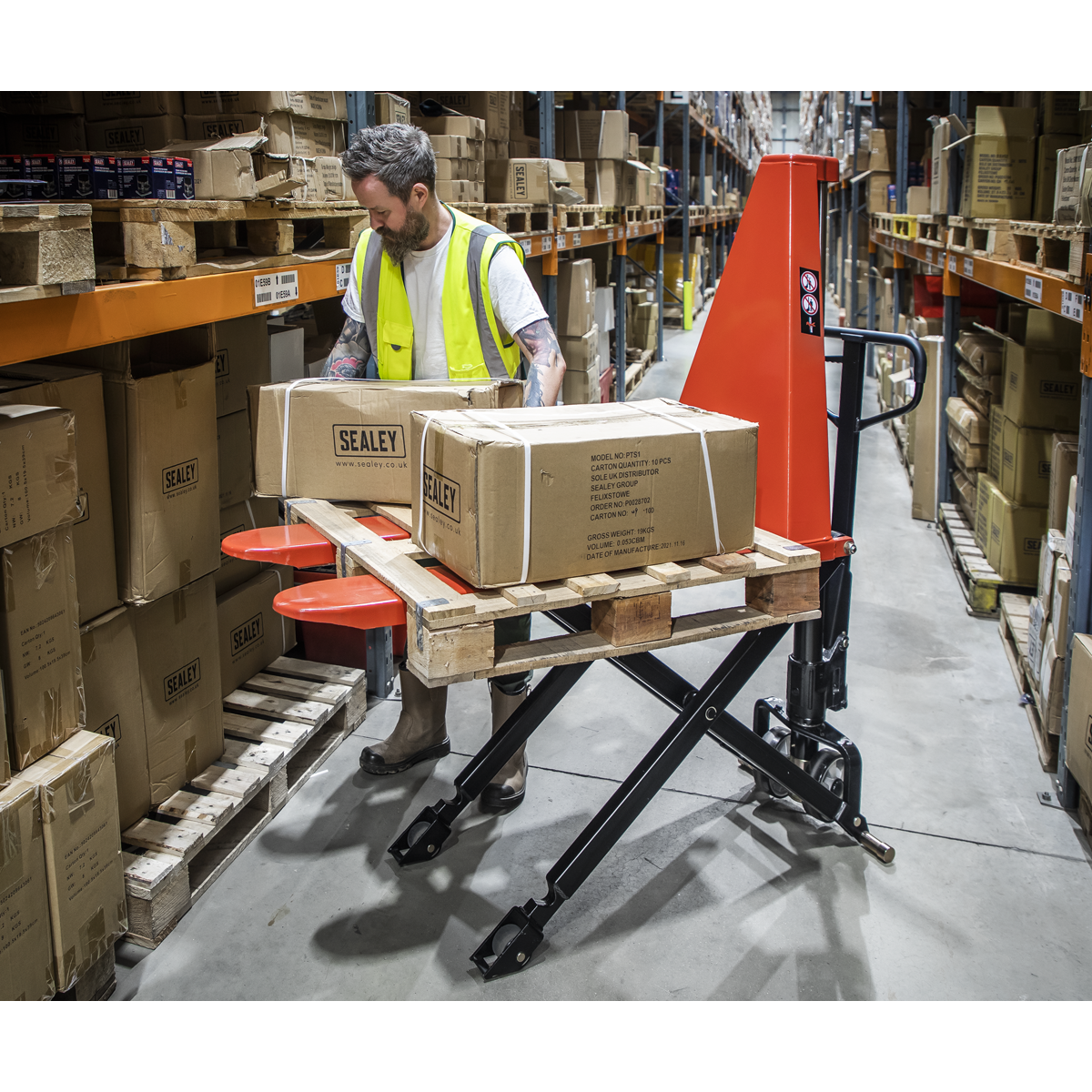 High Lift Pallet Truck 1170 x 540mm 1000kg Capacity PT1170H