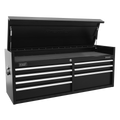 Heavy-Duty Extra-Wide Topchest 7 Drawer 1415mm - Black PTB141507