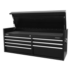 Heavy-Duty Extra-Wide Topchest 7 Drawer 1415mm - Black PTB141507