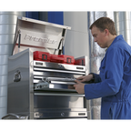 Heavy-Duty Topchest 4 Drawer 675mm - Stainless Steel PTB66004SS