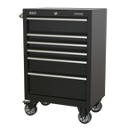 Heavy-Duty Rollcab 6 Drawer 675mm - Black PTB67506
