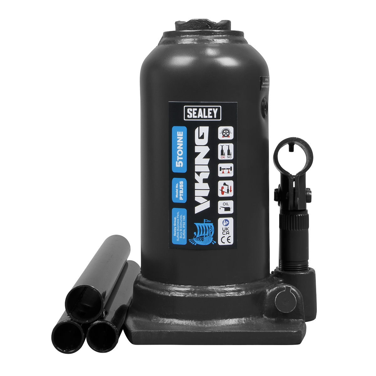 Telescopic Bottle Jack 5 Tonne PTBJ5S
