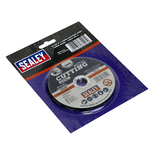 100 x 1.2mm Cutting Disc 16mm Bore - Pack of 5 PTC/100CET5