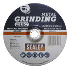 230 x 6mm Grinding Disc 22mm Bore PTC/230G