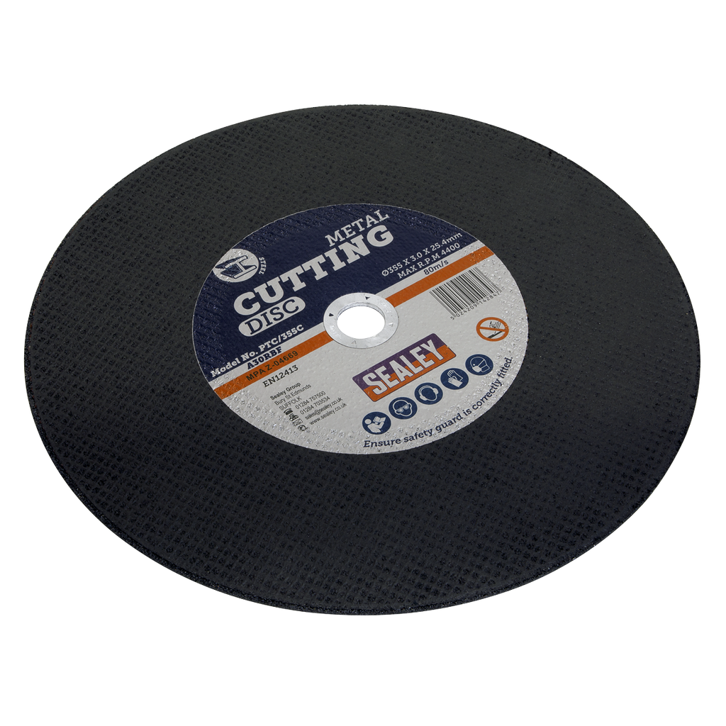 355 x 3mm Cutting Disc 25.4mm Bore PTC/355C