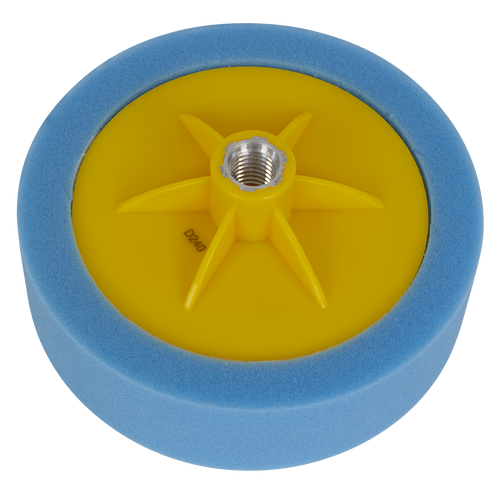 150 x 50mm Buffing & Polishing Foam Head 5/8"UNC - Blue/Medium PTC/CH/5/8-B