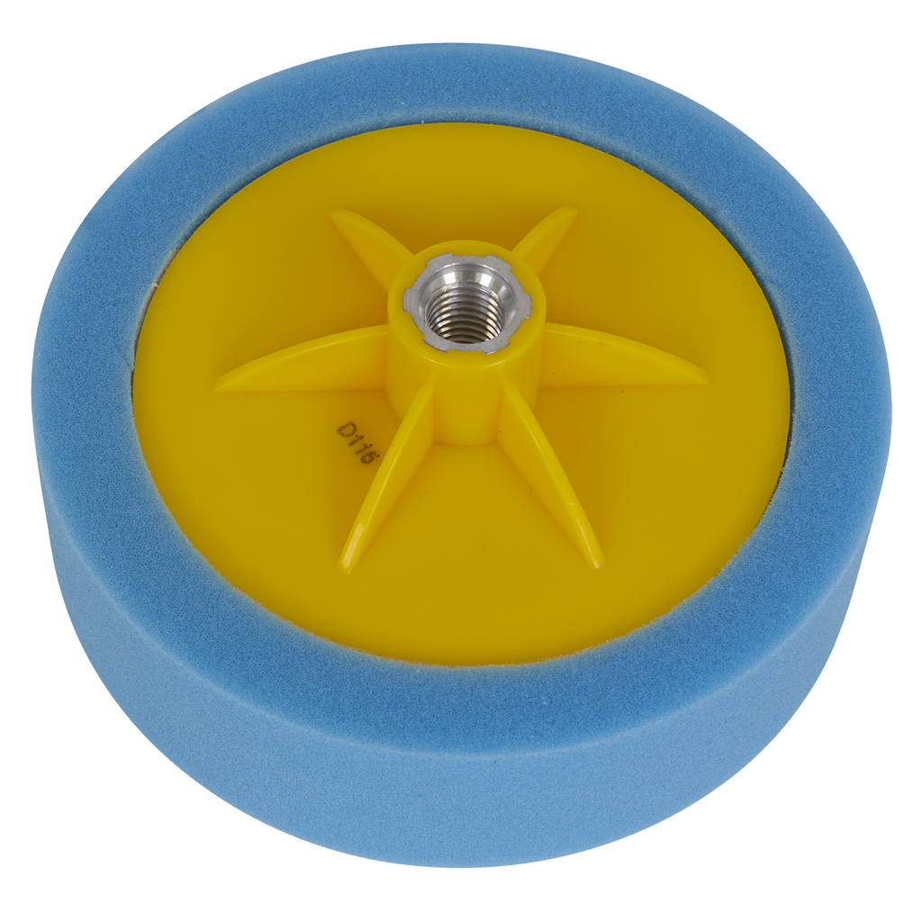 150 x 50mm Buffing & Polishing Foam Head M14 x 2mm - Blue/Medium PTC/CH/M14-B