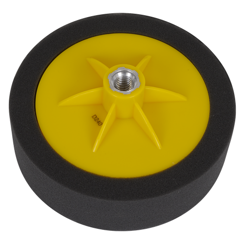 150 x 50mm Buffing & Polishing Foam Head M14 x 2mm - Black/Soft PTC/CH/M14-P