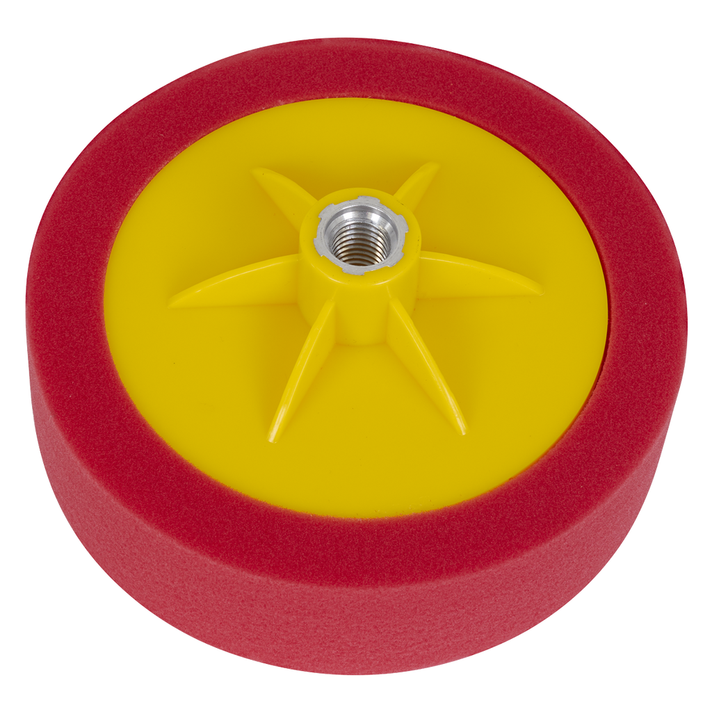 150 x 50mm Buffing & Polishing Foam Head M14 x 2mm - Red/Ultra-Soft PTC/CH/M14-R