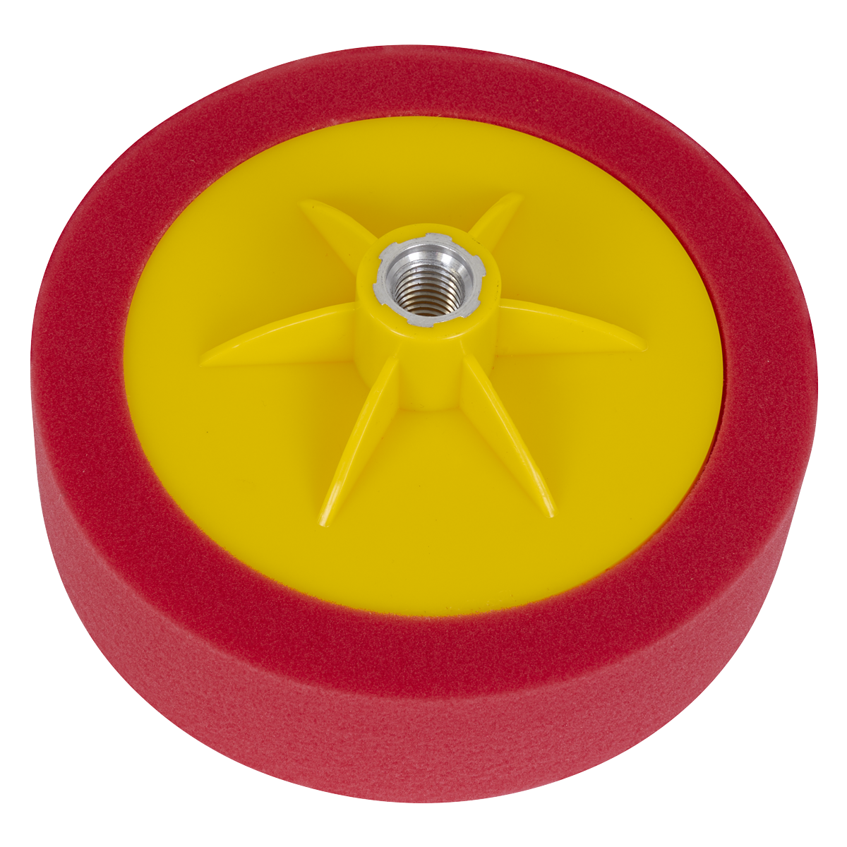 150 x 50mm Buffing & Polishing Foam Head M14 x 2mm - Red/Ultra-Soft PTC/CH/M14-R