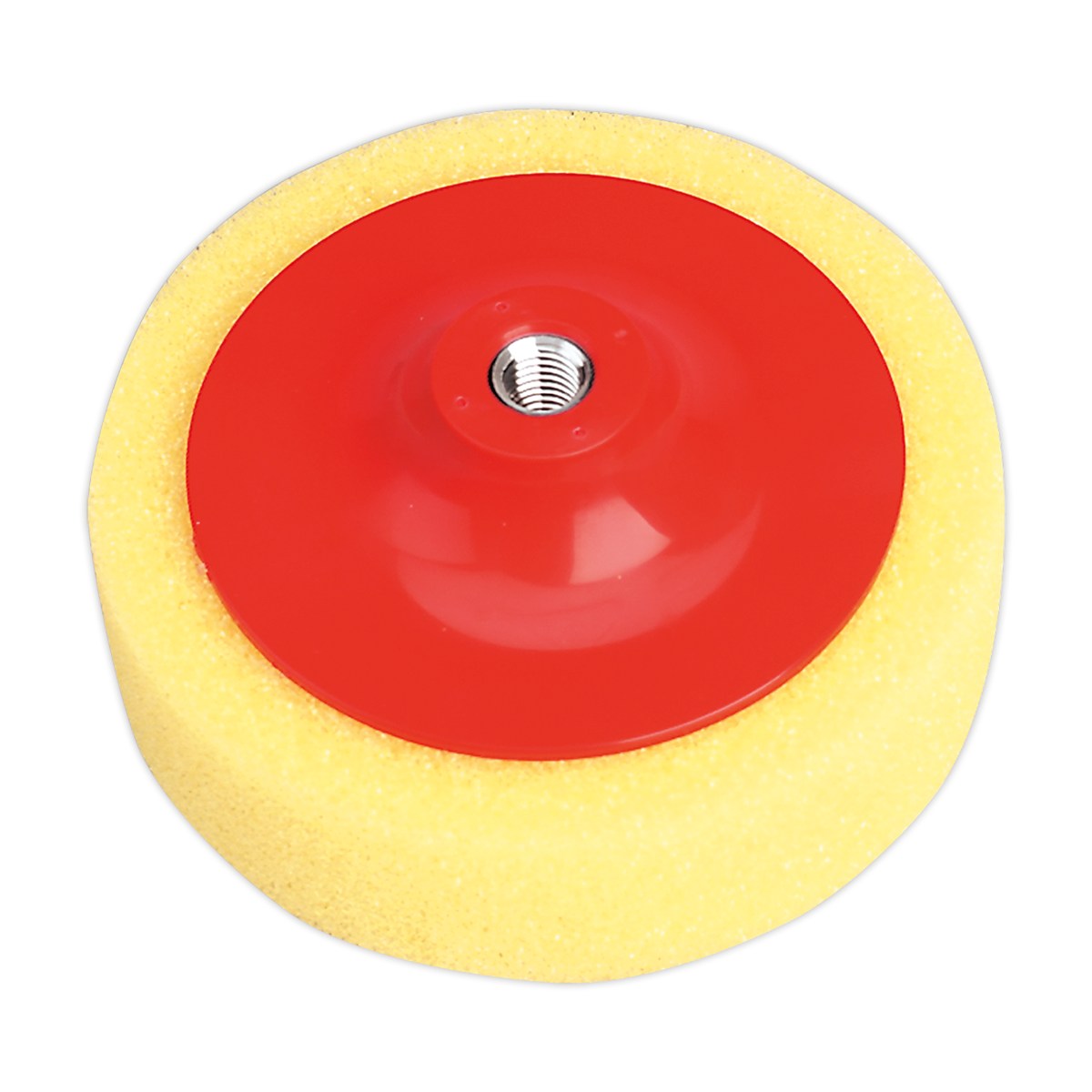150 x 50mm Buffing & Polishing Foam Head M14 x 2mm - Yellow/Coarse PTC/CH/M14-Y