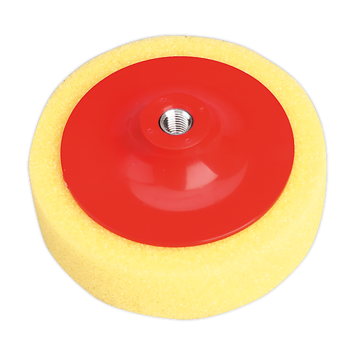 150 x 50mm Buffing & Polishing Foam Head M14 x 2mm - Yellow/Coarse PTC/CH/M14-Y
