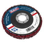 115 x 13mm Polycarbide Abrasive Strip Disc 22mm Bore - Red PTC/CW115R