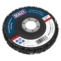 115 x 13mm Polycarbide Abrasive Strip Disc Black 22mm Bore PTC/CW115
