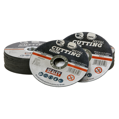 115 x 1.2mm Cutting Disc 22mm Bore - Pack of 50 PTC115CET50