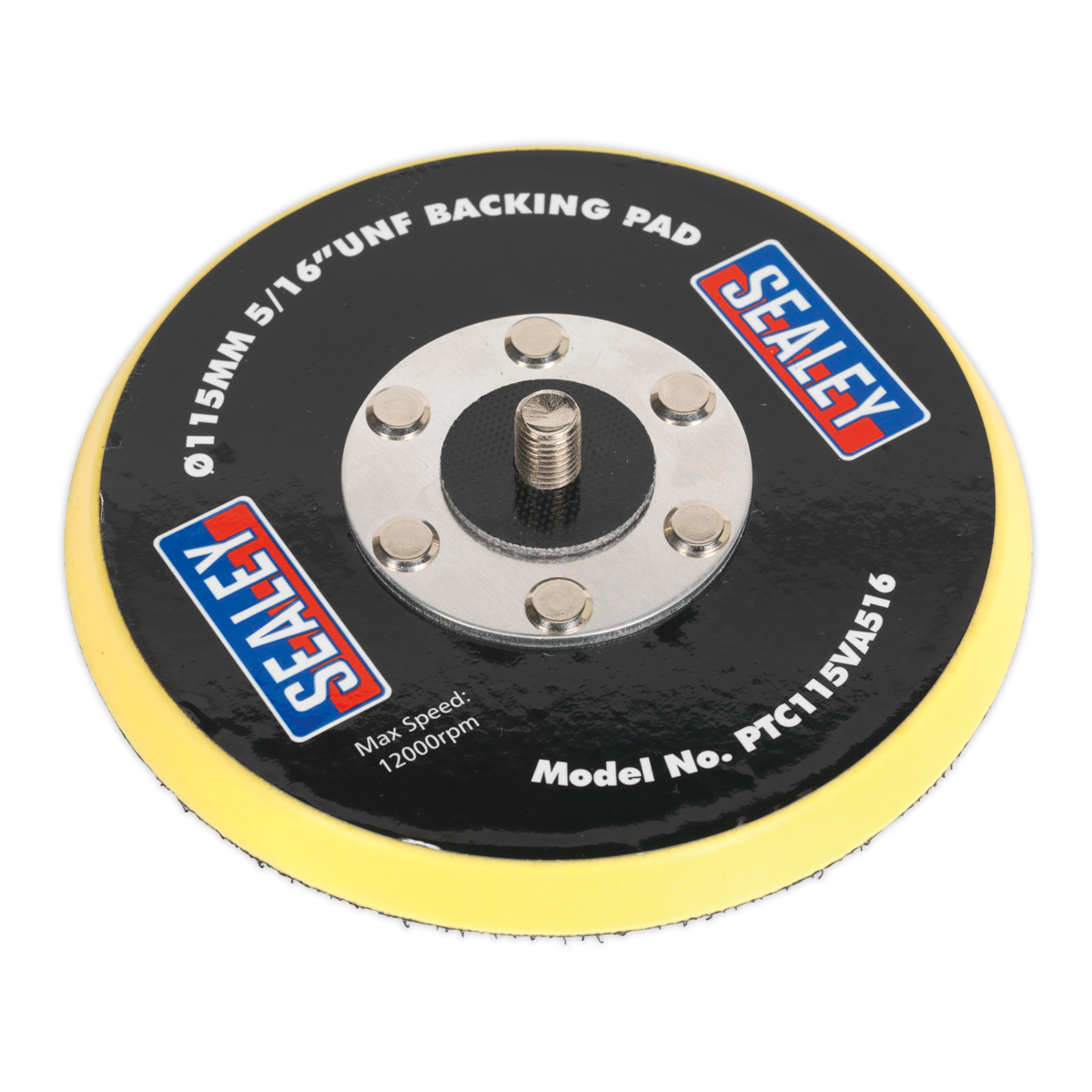 115mm Backing Pad Hook-and-Loop 5/16"UNF PTC115VA516