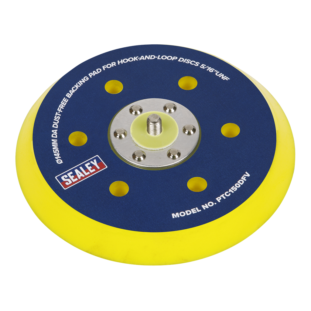 145mm DA Dust-Free Backing Pad for Hook-and-Loop Discs 5/16"UNF PTC150DFV