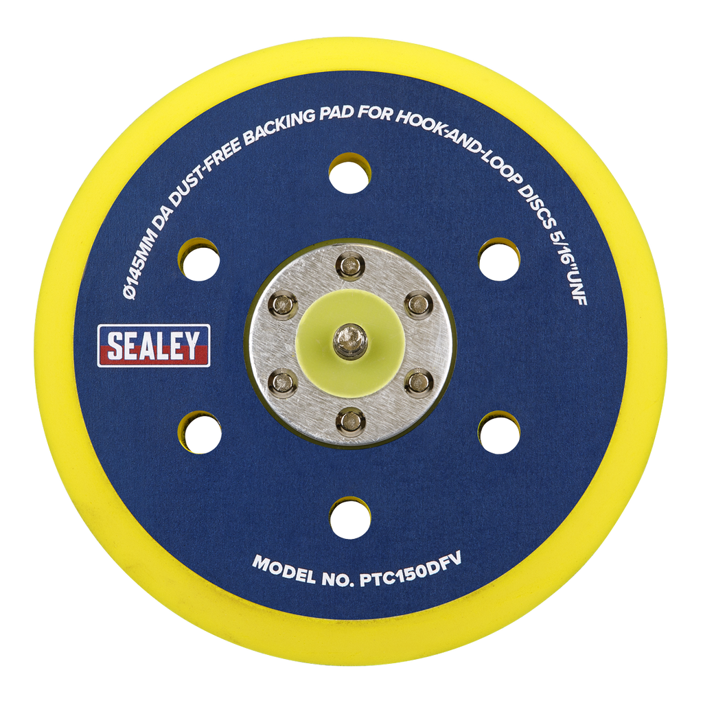 145mm DA Dust-Free Backing Pad for Hook-and-Loop Discs 5/16"UNF PTC150DFV