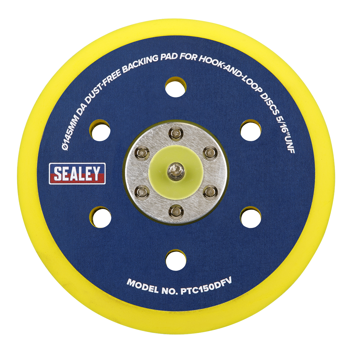 145mm DA Dust-Free Backing Pad for Hook-and-Loop Discs 5/16"UNF PTC150DFV