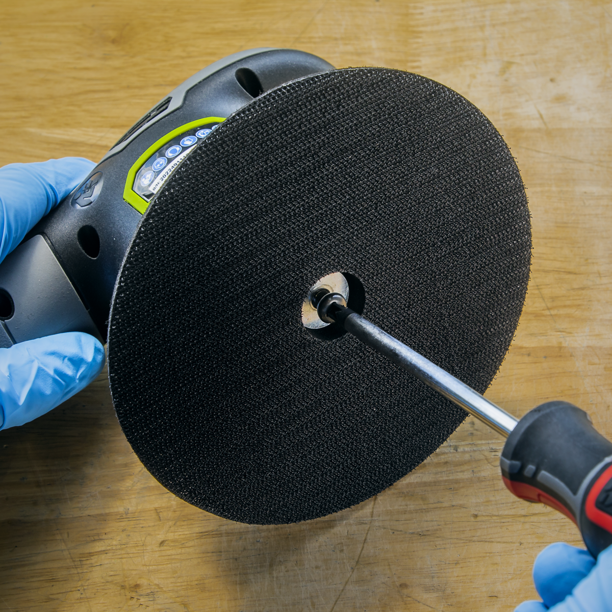 150mm Hook-and-Loop Backing Pad M6 PTC150M6