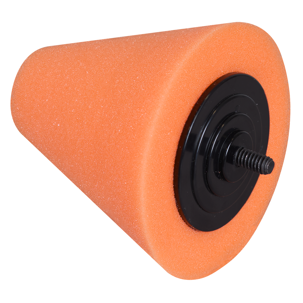 Buffing & Polishing Foam Cone - Orange/Firm PTCCHC85O