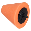 Buffing & Polishing Foam Cone - Orange/Firm PTCCHC85O