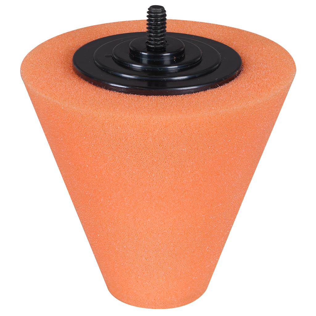 Buffing & Polishing Foam Cone - Orange/Firm PTCCHC85O