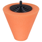 Buffing & Polishing Foam Cone - Orange/Firm PTCCHC85O