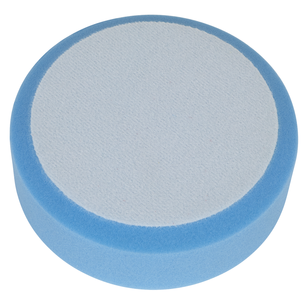 Hook-and-Loop Buffing & Polishing Foam Head 150 x 50mm - Blue/Medium PTCCHV150B