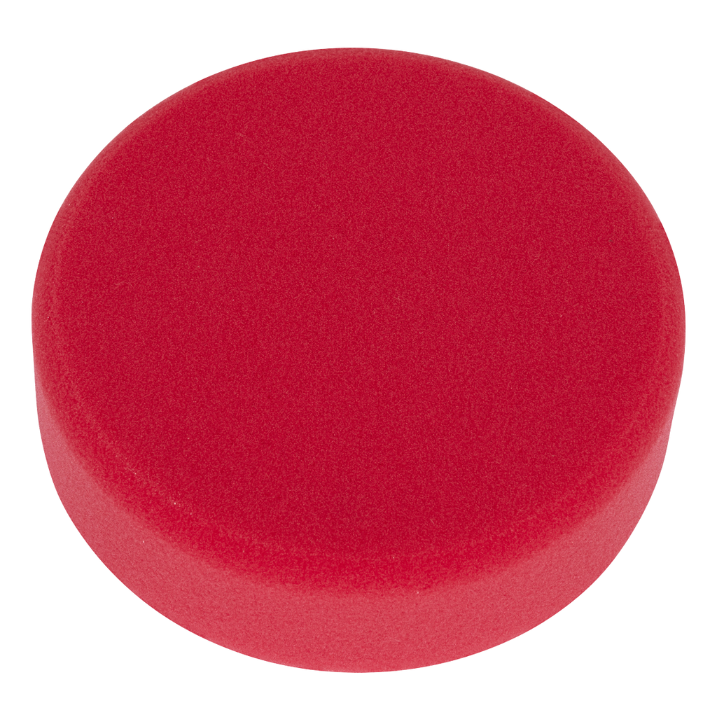 Hook-and-Loop Buffing & Polishing Foam Head 150 x 50mm - Red/Ultra-Soft PTCCHV150R