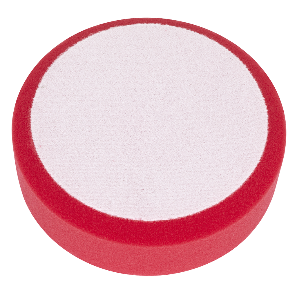 Hook-and-Loop Buffing & Polishing Foam Head 150 x 50mm - Red/Ultra-Soft PTCCHV150R