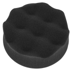 Hook-and-Loop Buffing & Polishing Foam Head 80 x 25mm - Black/Soft PTCCHV79P