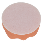 Hook-and-Loop Buffing & Polishing Foam Head 80 x 25mm - Orange/Firm PTCCHW80O