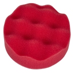 Hook-and-Loop Buffing & Polishing Foam Head 80 x 25mm - Red/Ultra-Soft PTCCHW80R
