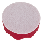 Hook-and-Loop Buffing & Polishing Foam Head 80 x 25mm - Red/Ultra-Soft PTCCHW80R