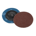 50mm Quick Change Sanding Disc 60Grit - Pack of 10 PTCQC5060