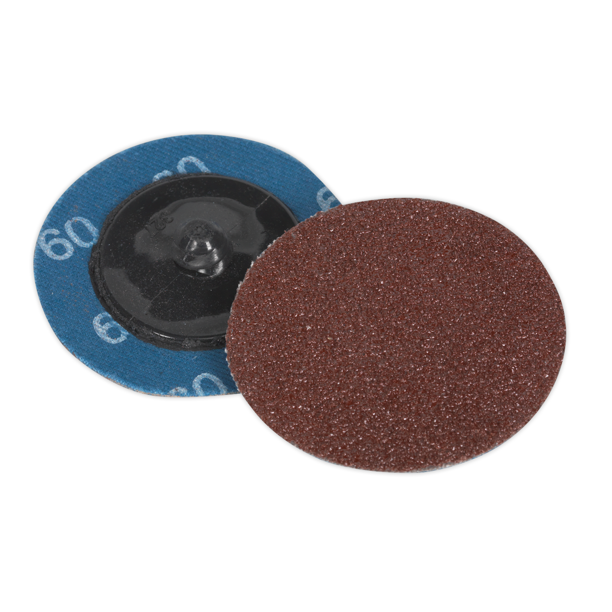 50mm Quick Change Sanding Disc 60Grit - Pack of 10 PTCQC5060