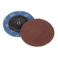 50mm Quick Change Sanding Disc 80Grit - Pack of 10 PTCQC5080