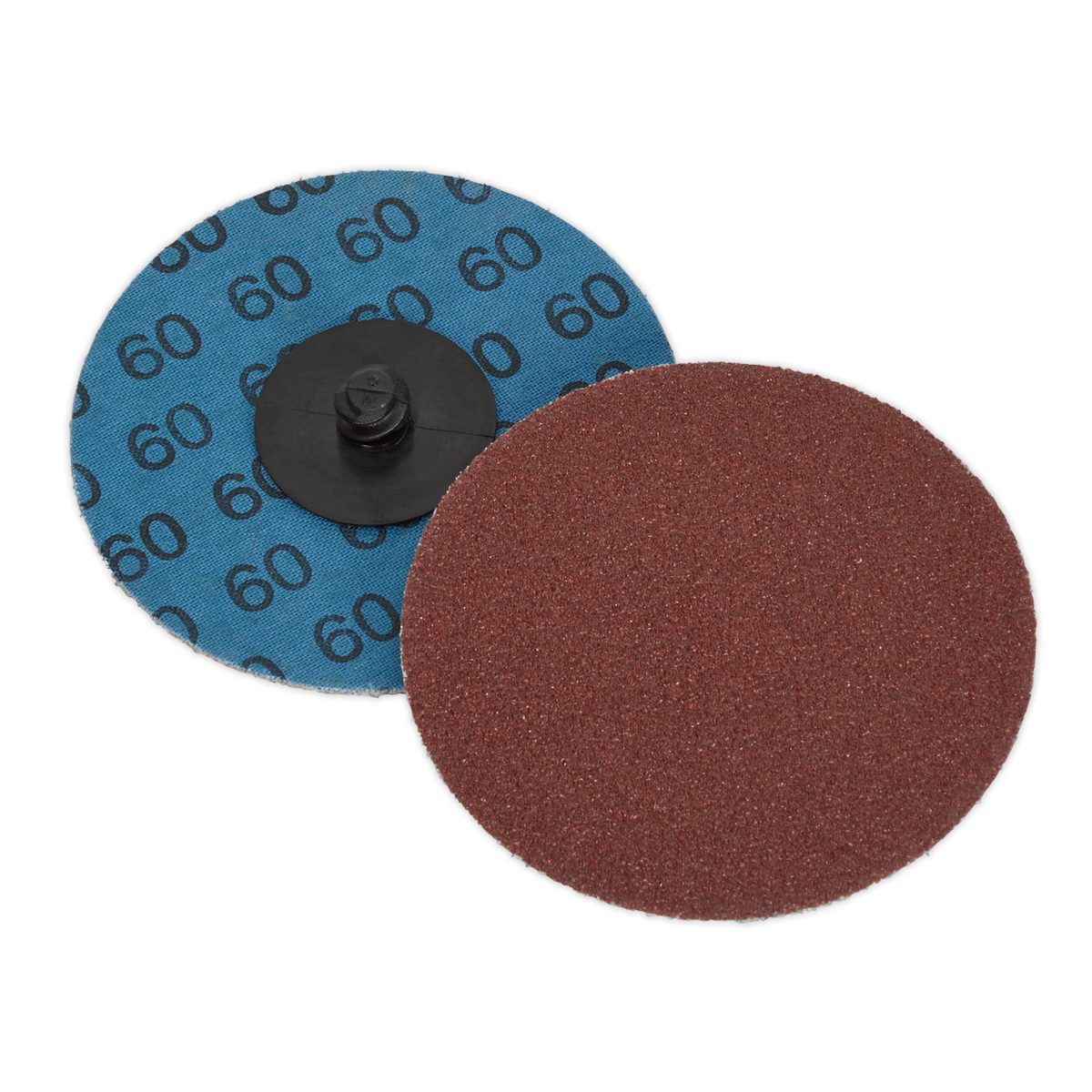 75mm Quick Change Sanding Disc 60Grit - Pack of 10 PTCQC7560
