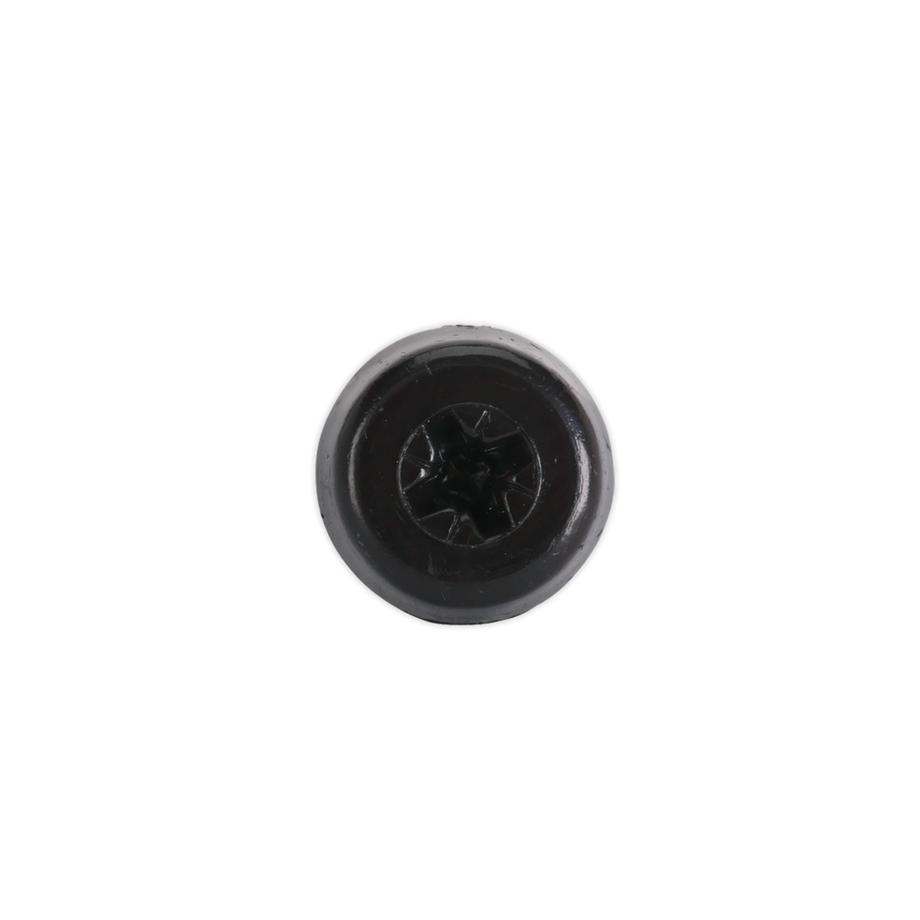 Numberplate Screw with Plastic Enclosed Head 4.8 x 24mm, Black - Pack of 50 PTNP7