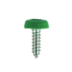 Numberplate Screws 4.8 x 18mm, Green - Pack of 50 PTNPG