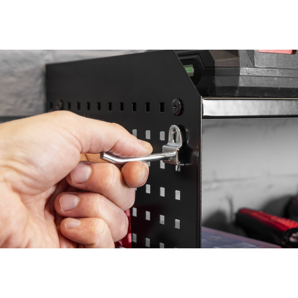 Power Tool Storage Rack with Shelves PTSR4