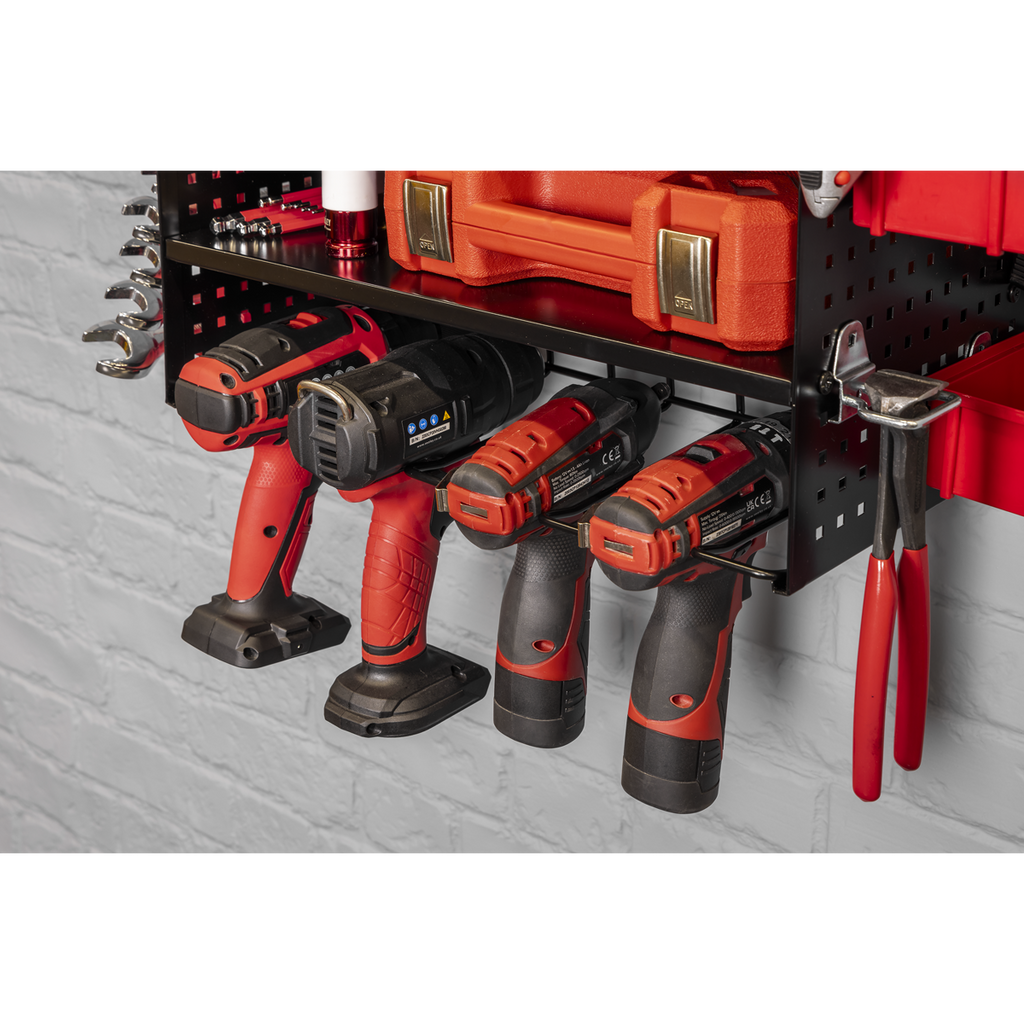 Power Tool Storage Rack with Shelves PTSR4