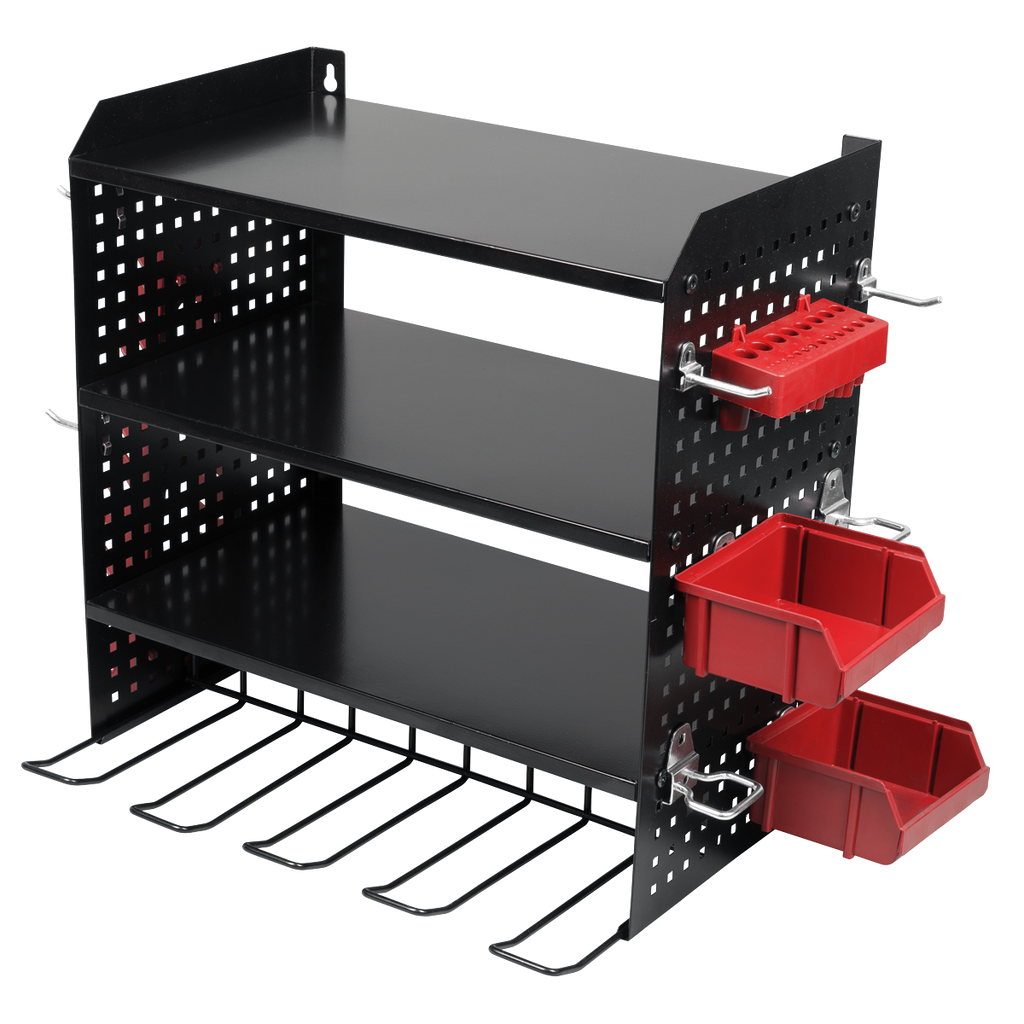 Power Tool Storage Rack with Shelves PTSR4