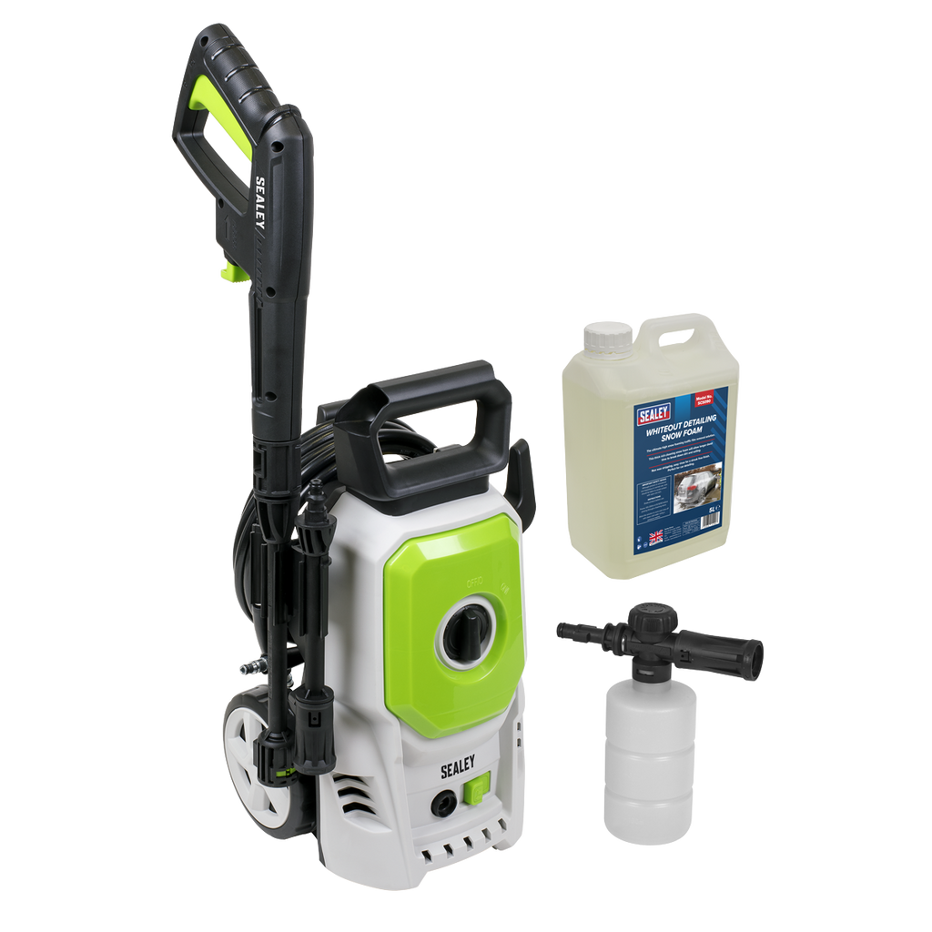 Pressure Washer with Snow Foam 100bar 390L/hr PW1610COMBO